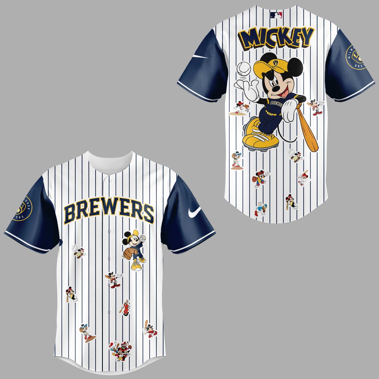 Limited Edition Brewers Baseball MM Night Jersey-KC04292515
