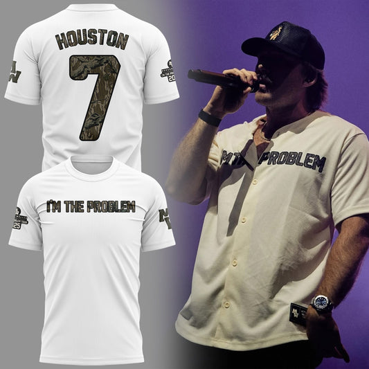 Limited Edition Morgan Wallen Live in Houston TShirt-KC062025023