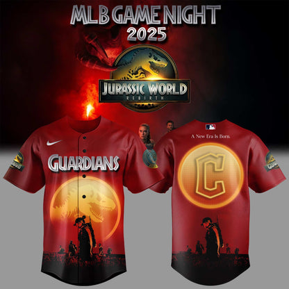 Limited Edition Guardians Baseball Jurassic World Rebirth Jersey