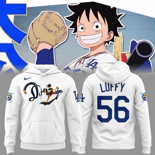 (Buy 1 get 1) Limited Edition ONE PIECE X DODGERS Hoodie-KC07052505