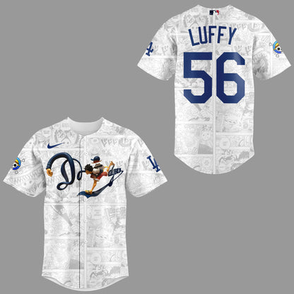 (Buy 1 get 1) Limited Edition ONE PIECE X DODGERS Jersey-KC07052508