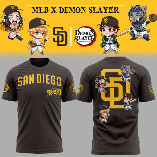 Special Edition Padres x Demon Slayer 2025 T-Shirt