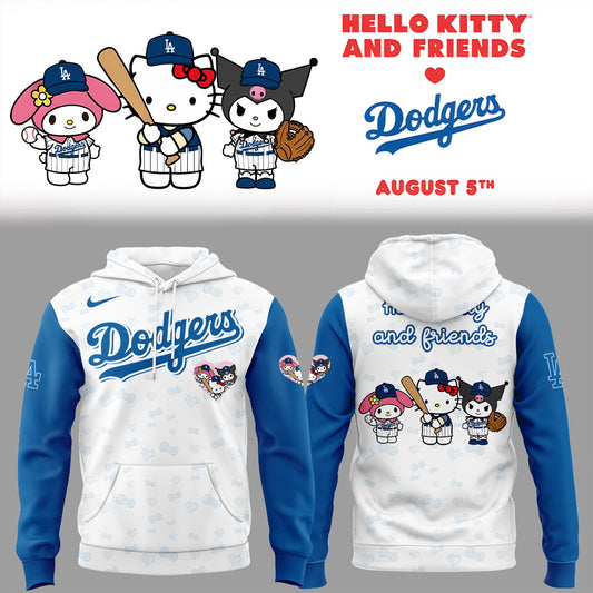 Limited Edition Dodgers x Hello Kitty And Friends 2025 Hoodie