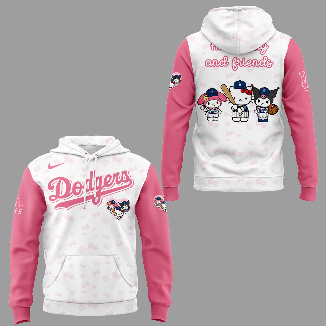 Limited Edition Dodgers x Hello Kitty And Friends 2025 Hoodie