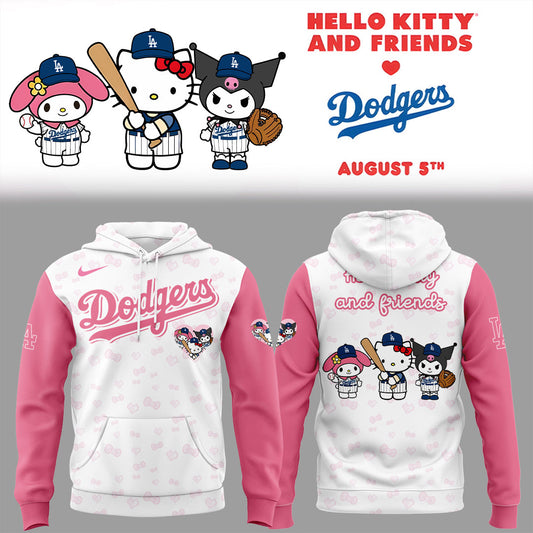 Limited Edition Dodgers x Hello Kitty And Friends 2025 Hoodie