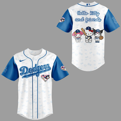 Limited Edition Dodgers x Hello Kitty And Friends 2025 Jersey