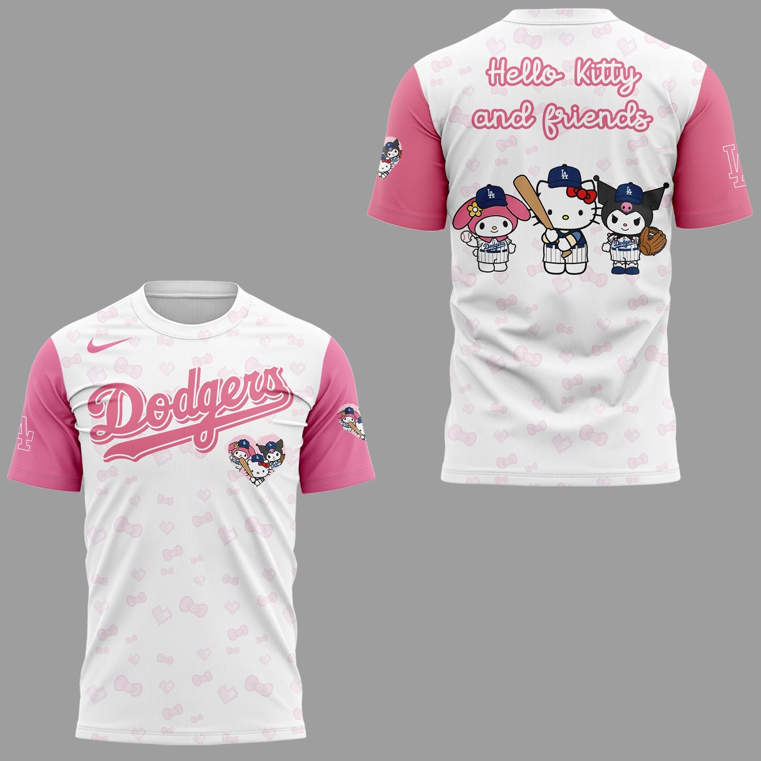 Limited Edition Dodgers x Hello Kitty And Friends 2025 T-Shirt