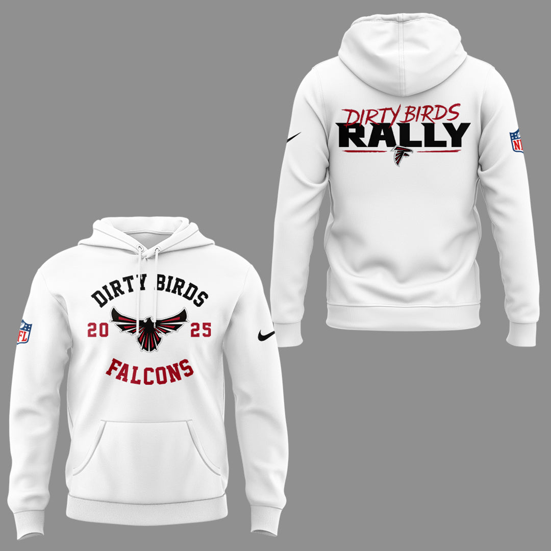 Special New Dirty Birds Rally 2025 White Hoodie