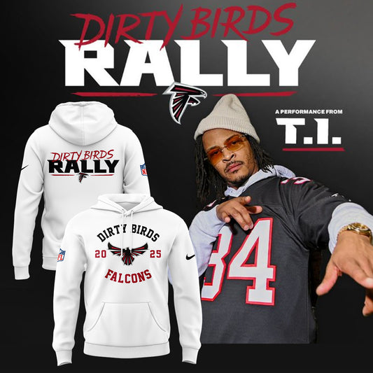 Special New Dirty Birds Rally 2025 White Hoodie