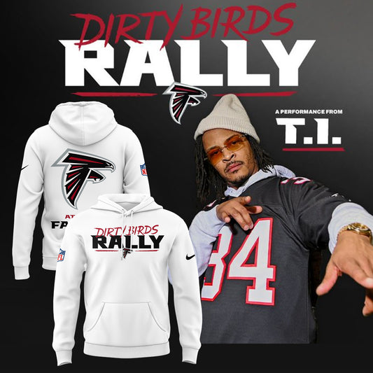 Special New Dirty Birds Rally 2025 White Hoodie