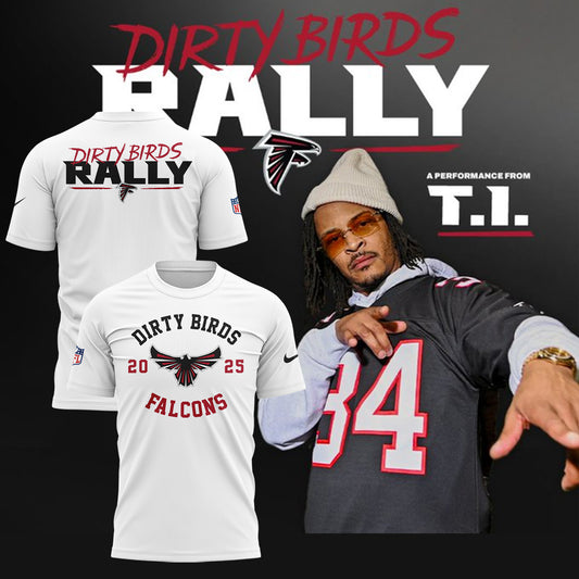Special New Dirty Birds Rally 2025 White T-Shirt