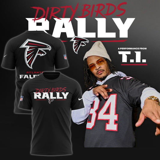 Special New Dirty Birds Rally 2025 Black T-Shirt
