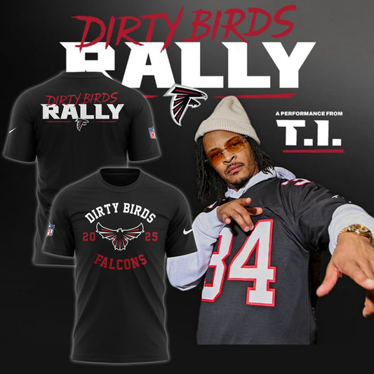 Special New Dirty Birds Rally 2025 Black T-Shirt