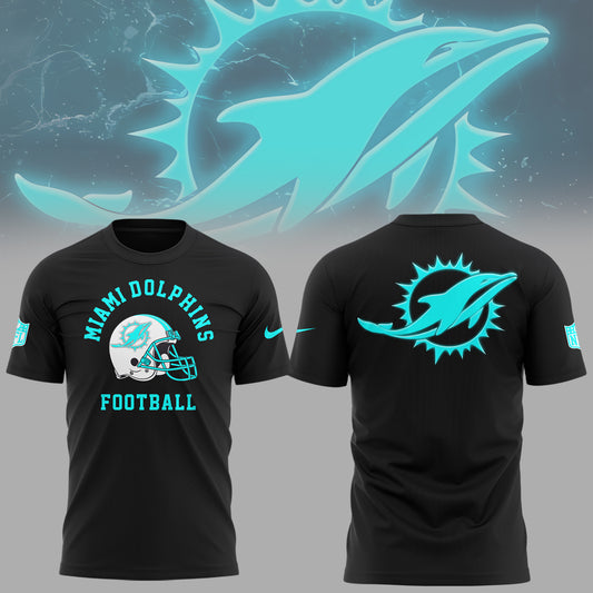Limited Edition Dolphins Football Special Logo TShirt-KC08192528