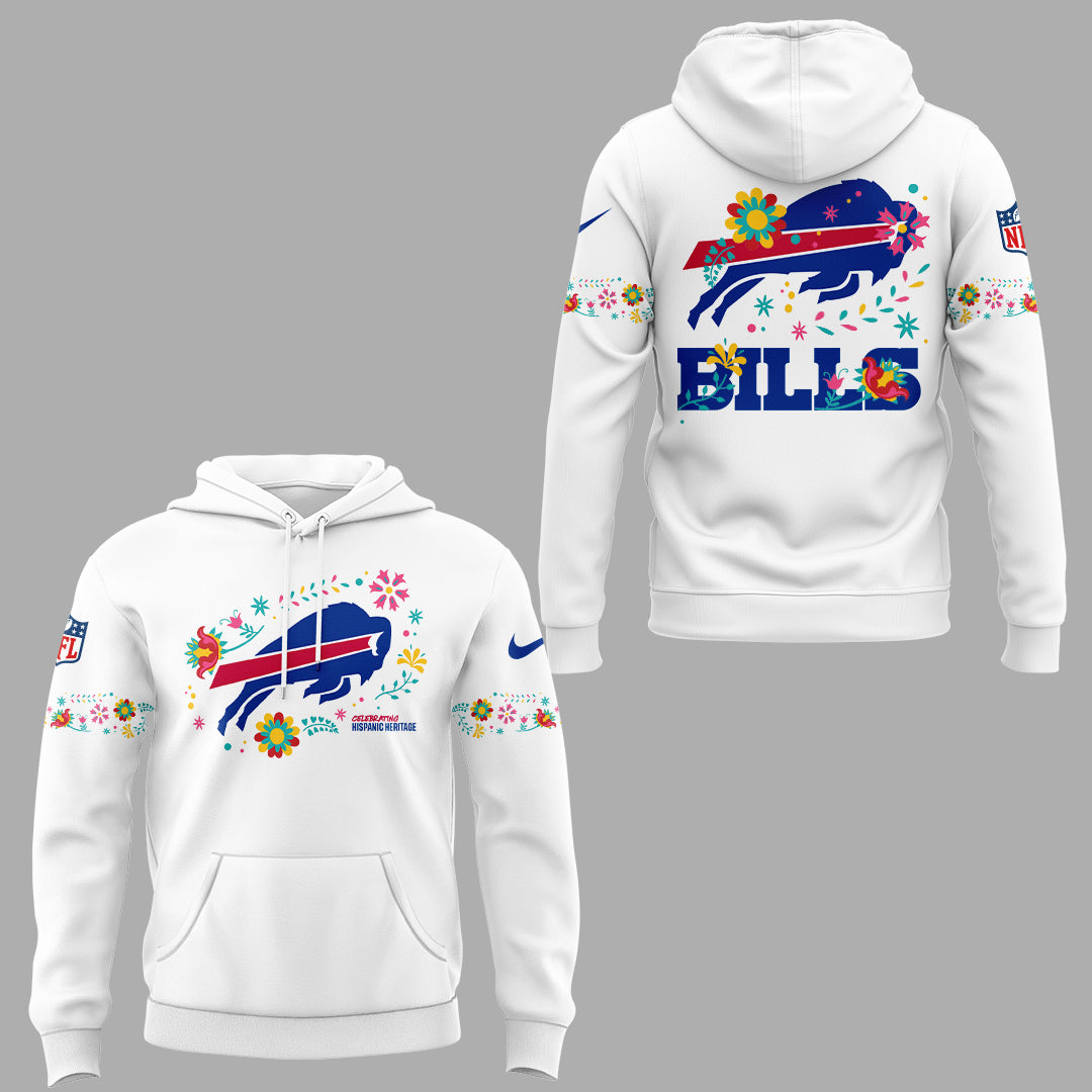 Limited Edition Bills Football Hispanic Day Parade Hoodie-KC08192533