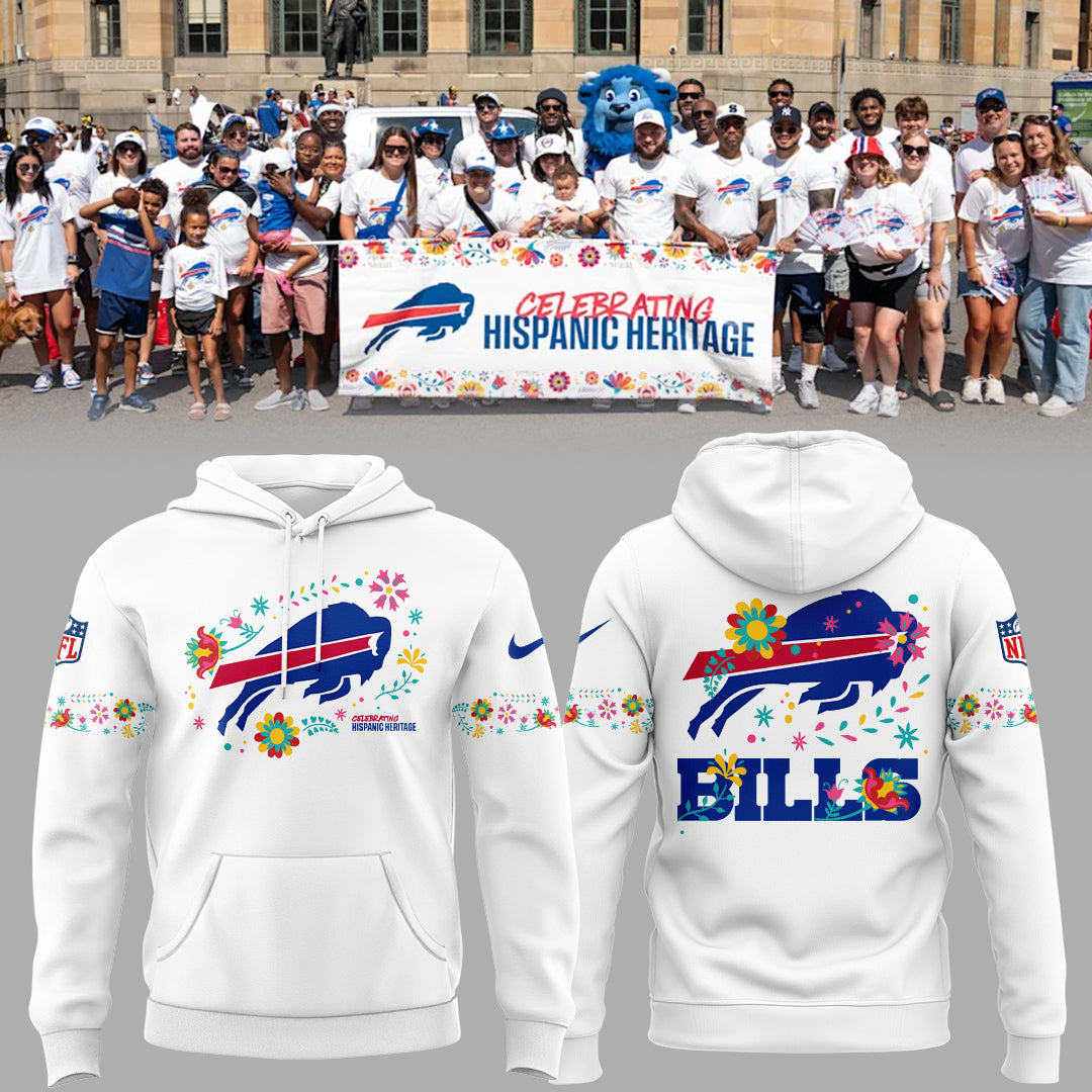 Limited Edition Bills Football Hispanic Day Parade Hoodie-KC08192533