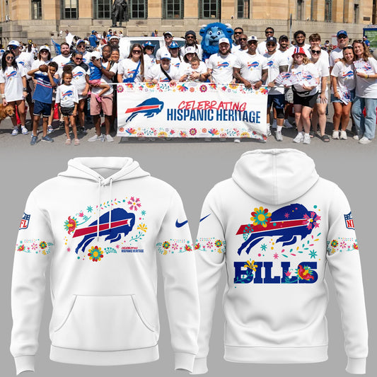 Limited Edition Bills Football Hispanic Day Parade Hoodie-KC08192533