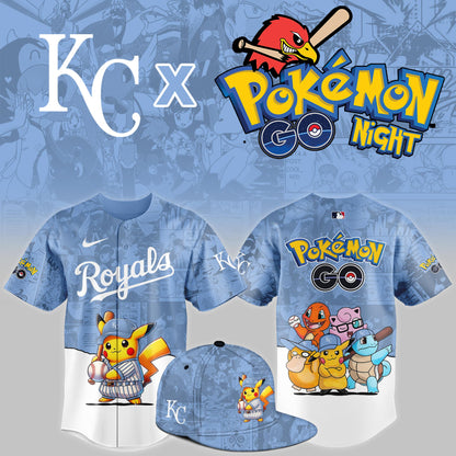 Kansas City Royals 2025 Pokémon GO Night Limited Jersey | MD36