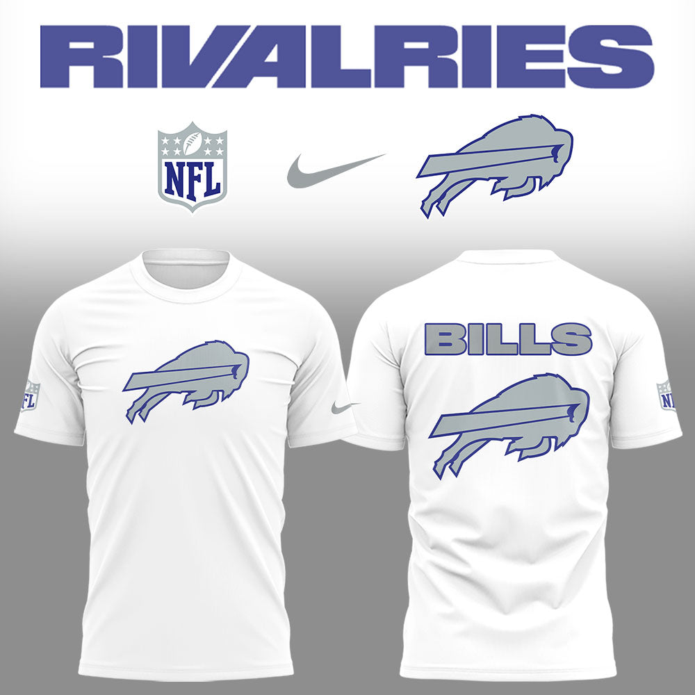 Limited Edition Bills Football Rivalries Teaser Logo TShirt-LD2507260002