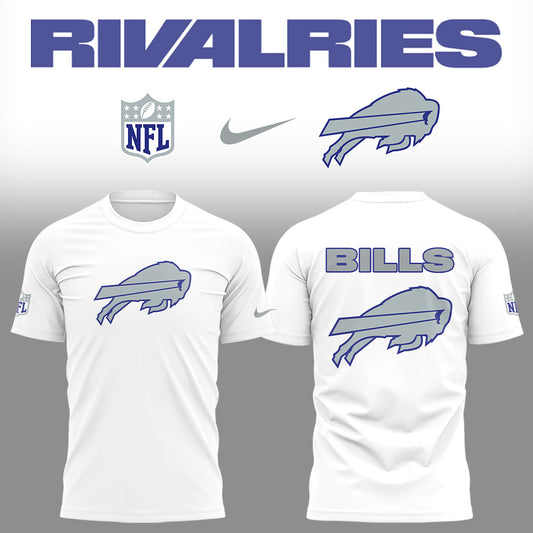 Limited Edition Bills Football Rivalries Teaser Logo TShirt-LD2507260002