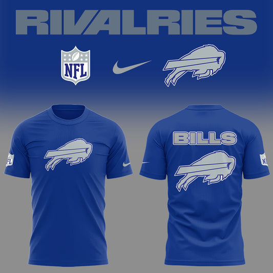 Limited Edition Bills Football Rivalries Teaser Logo TShirt-LD2507260003