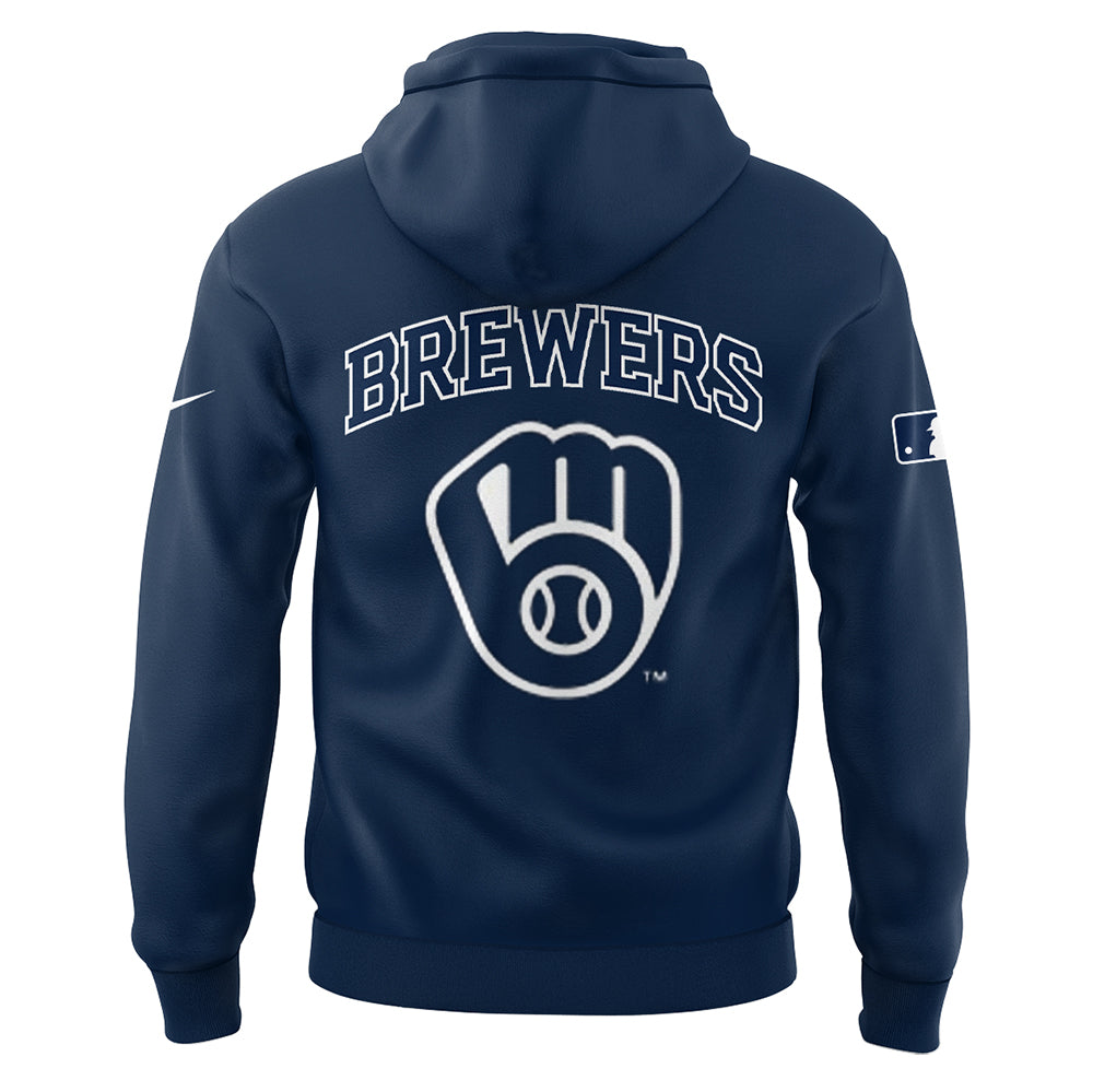 Honoring The Legend, Brewers Baseball Hall of Famer Bob Uecker Hoodie-LL0116251201