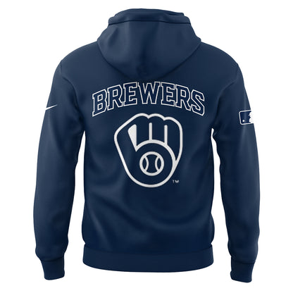 Honoring The Legend, Brewers Baseball Hall of Famer Bob Uecker Hoodie-LL0116251201
