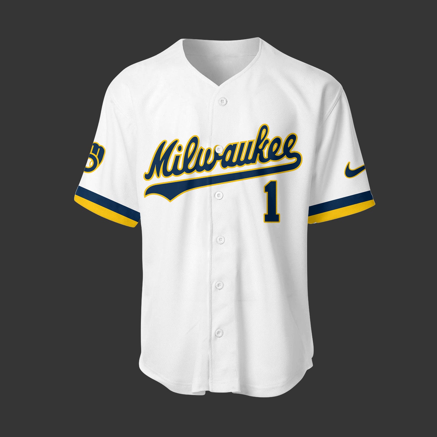 Honoring The Legend, Milwaukee Brewers Baseball Hall of Famer Bob Uecker Jersey