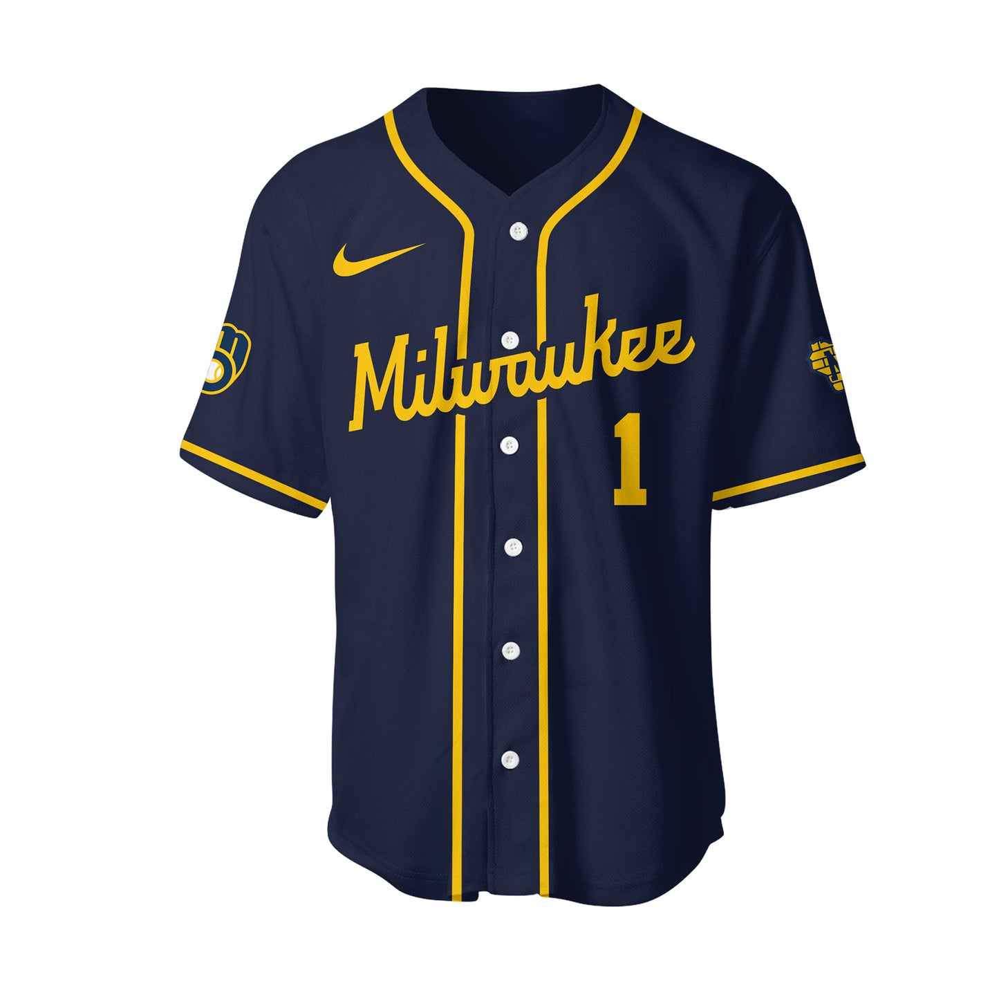 Honoring The Legend, Milwaukee Brewers Baseball Hall of Famer Bob Uecker Jersey