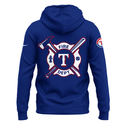 Rangers x Firefighter Appreciation Night Zip Hoodie