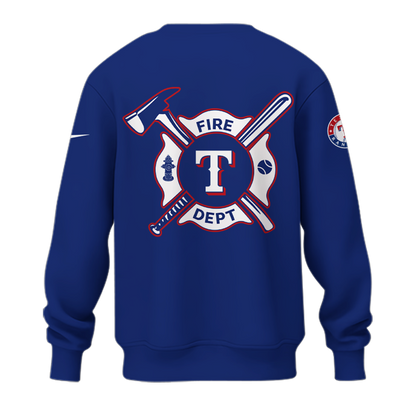 Rangers x Firefighter Appreciation Night Sweatshirt