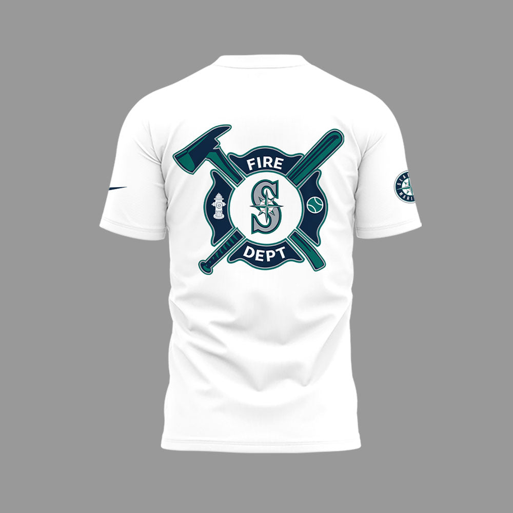 Seattle Mariners x Firefighter Appreciation Night TShirt-LL250306008