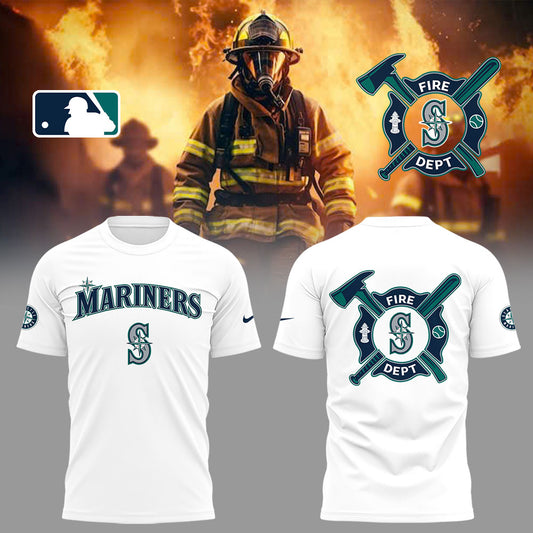 Seattle Mariners x Firefighter Appreciation Night TShirt-LL250306008