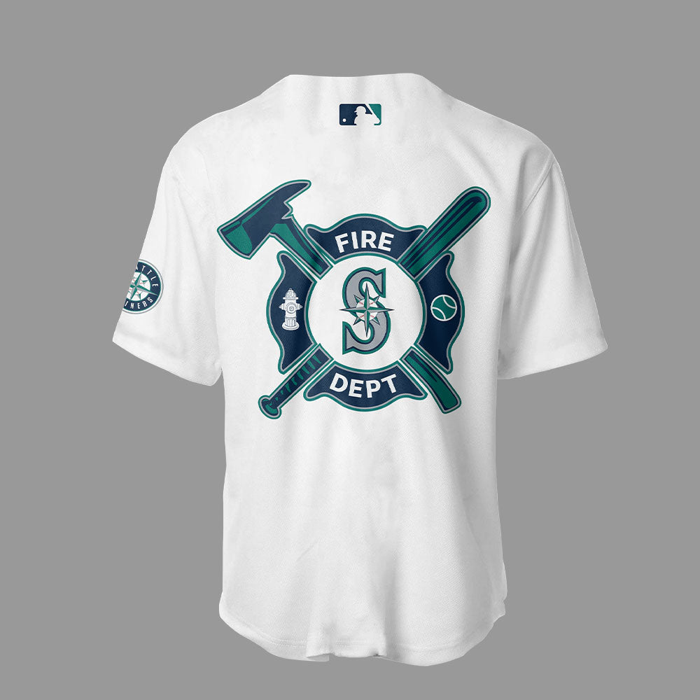 Seattle Mariners x Firefighter Appreciation Night Baseball Jersey-LL250306010