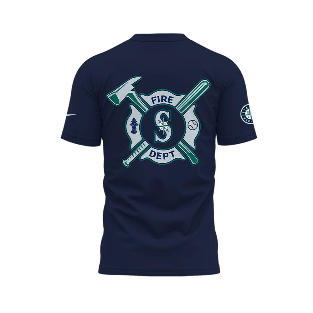 Seattle Mariners x Firefighter Appreciation Night TShirt-LL250306011