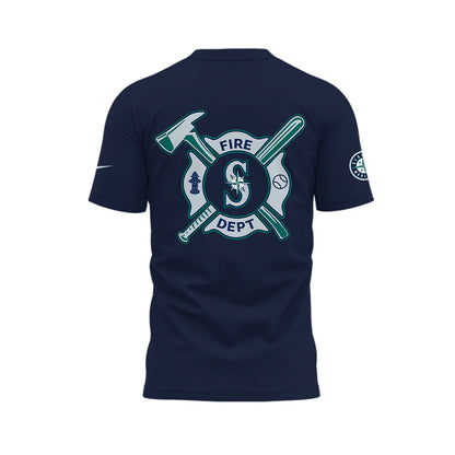 Seattle Mariners x Firefighter Appreciation Night TShirt-LL250306011