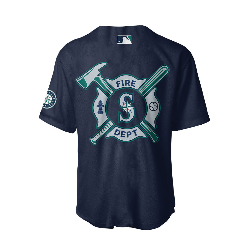 Seattle Mariners x Firefighter Appreciation Night Baseball Jersey-LL250306013