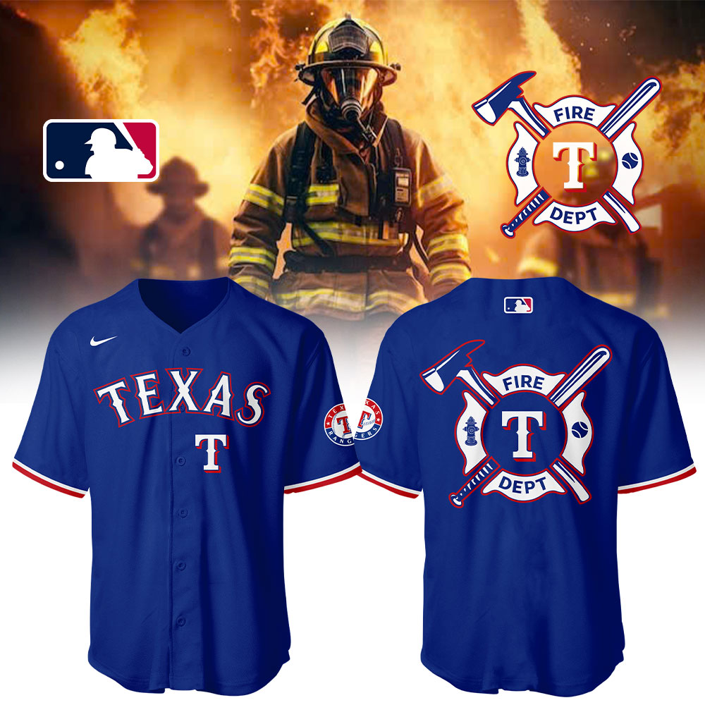 Rangers x Firefighter Appreciation Night Jersey