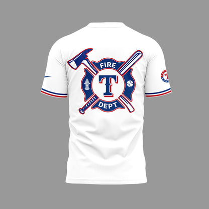 Rangers x Firefighter Appreciation Night  T-Shirt
