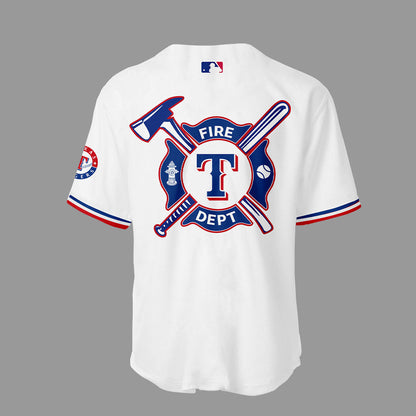 Rangers x Firefighter Appreciation Night Jersey
