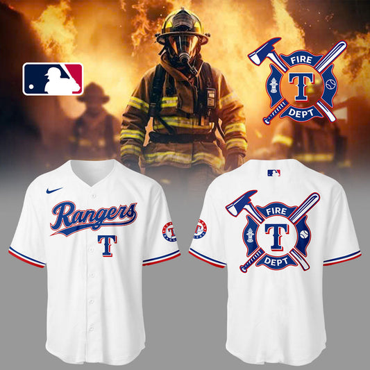 Rangers x Firefighter Appreciation Night Jersey
