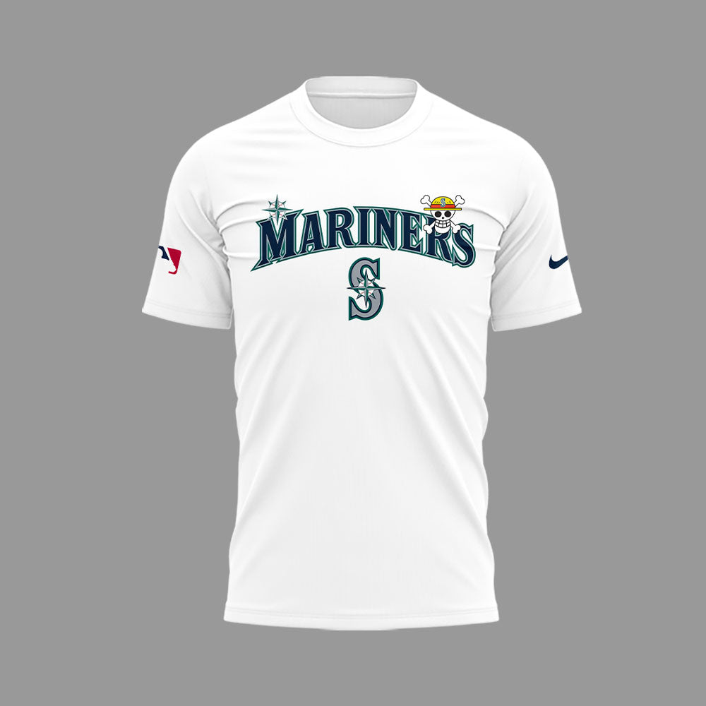 Seattle Mariners x One Piece Night TShirt-LL250319001