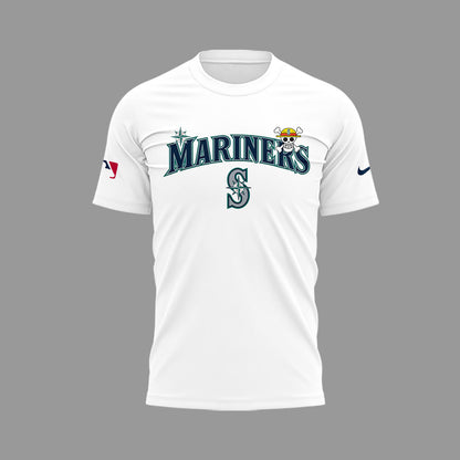 Seattle Mariners x One Piece Night TShirt-LL250319001