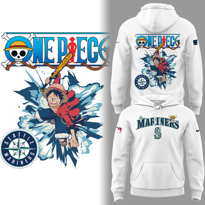 Seattle Mariners x One Piece Night Hoodie-LL250319002