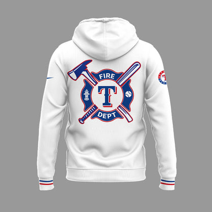 Rangers x Firefighter Appreciation Night Zip Hoodie