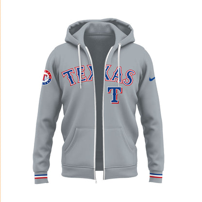 Rangers x Firefighter Appreciation Night Zip Hoodie