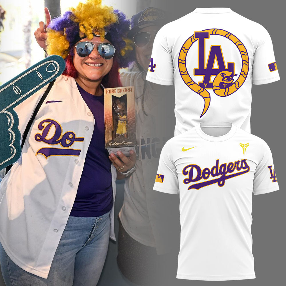 Limited Edition Dodgers Baseball Celebrating Kobe’s bobblehead night at Dodger Stadium W TShirt-LL2508120111