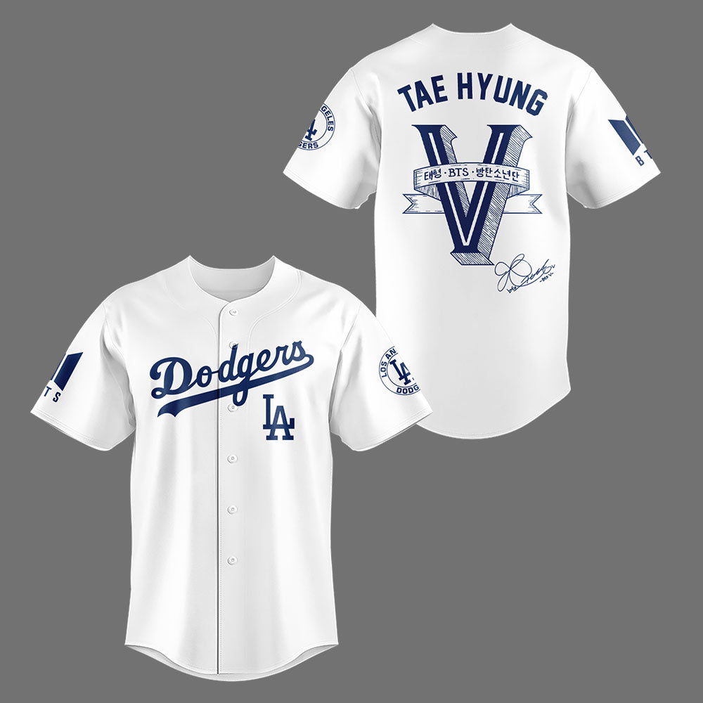 Los Angeles Dodgers x Tae-Hyung Jersey-LL250818011