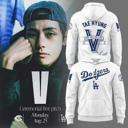 Los Angeles Dodgers x Tae-Hyung Hoodie-LL250818013