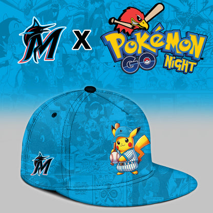 Miami Marlins 2025 Pokémon GO Night Limited Jersey | VR61